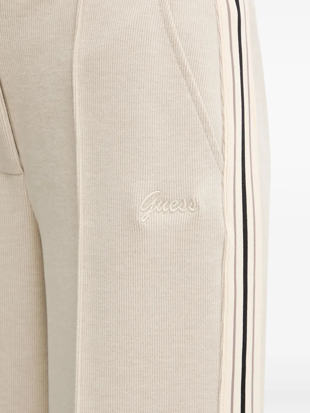 GUESS USA Trainingsbroek met streep-detail Beige