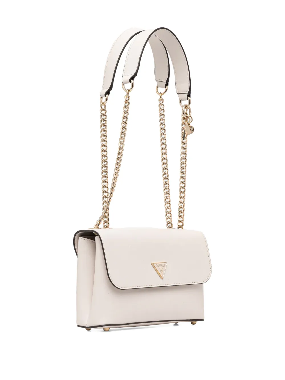 GUESS USA Daryna logo-plaque chain shoulder bag - Beige