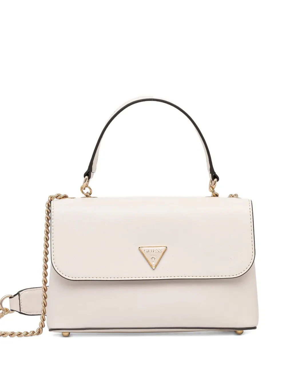 GUESS USA Daryna logo-plaque chain shoulder bag - Toni neutri