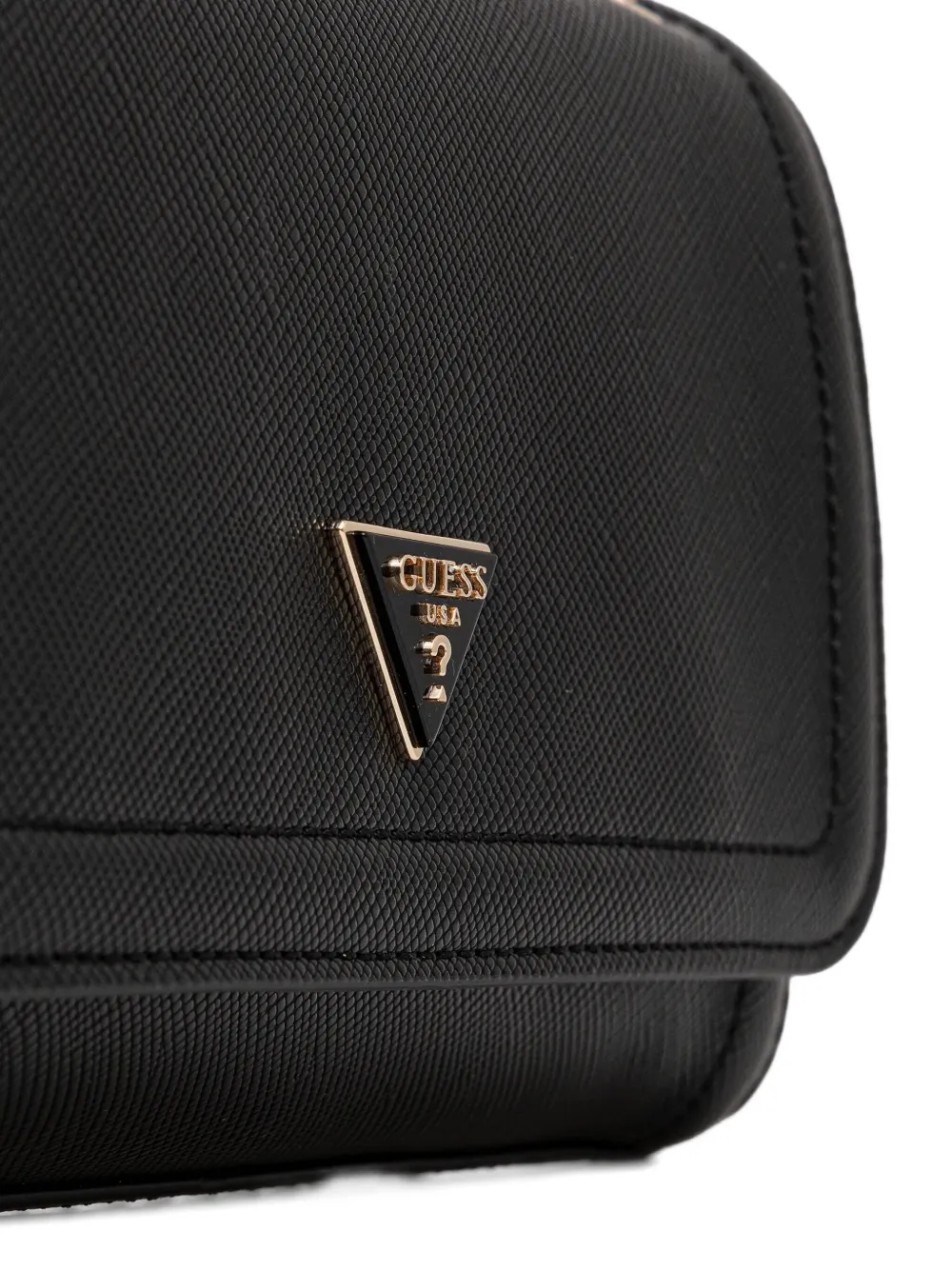 Guess Usa Logo-detail Tote Bag In Black