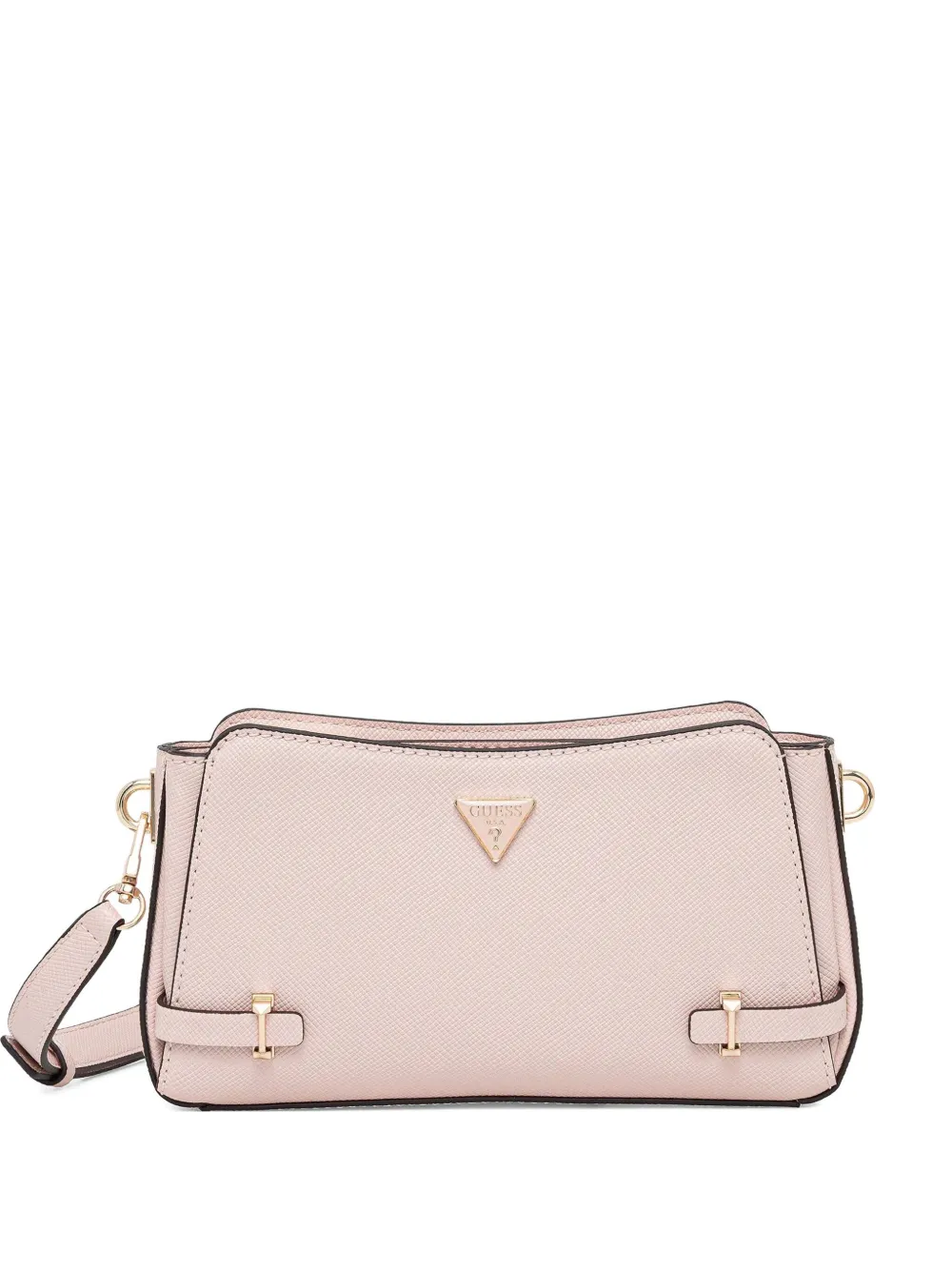 GUESS USA Rosalba logo-plaque cross body bag - ピンク GUESS USA Rosalba logo-plaque cross body bag - ピンク