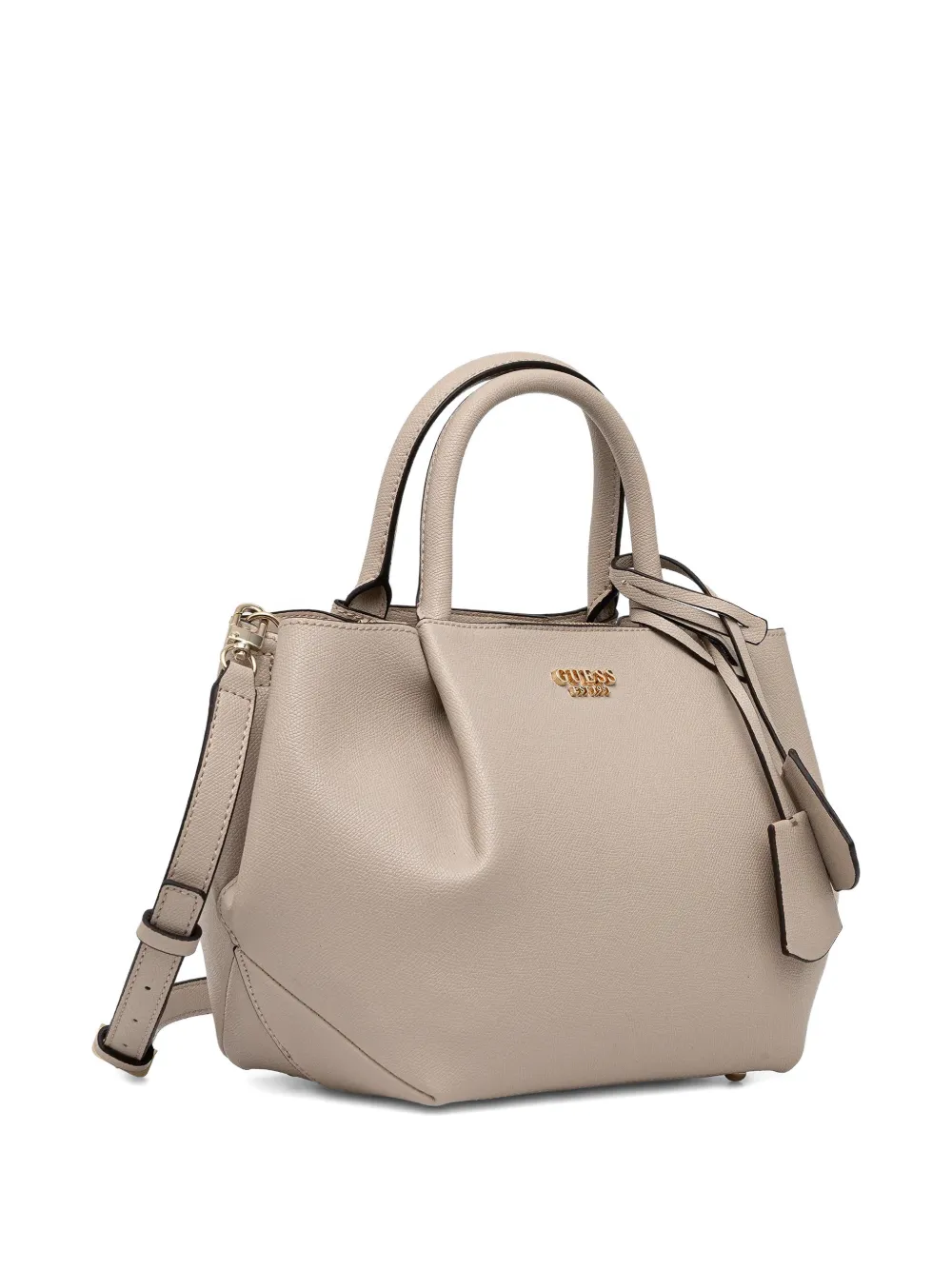 GUESS USA Amorette logo-lettering tote bag - Beige