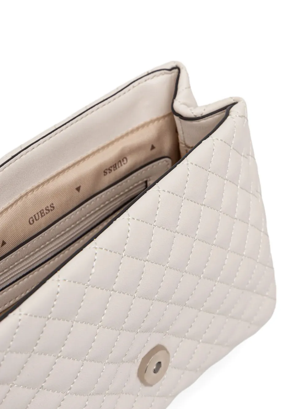 Guess Usa Everlee Cross Body Bag In Neutral