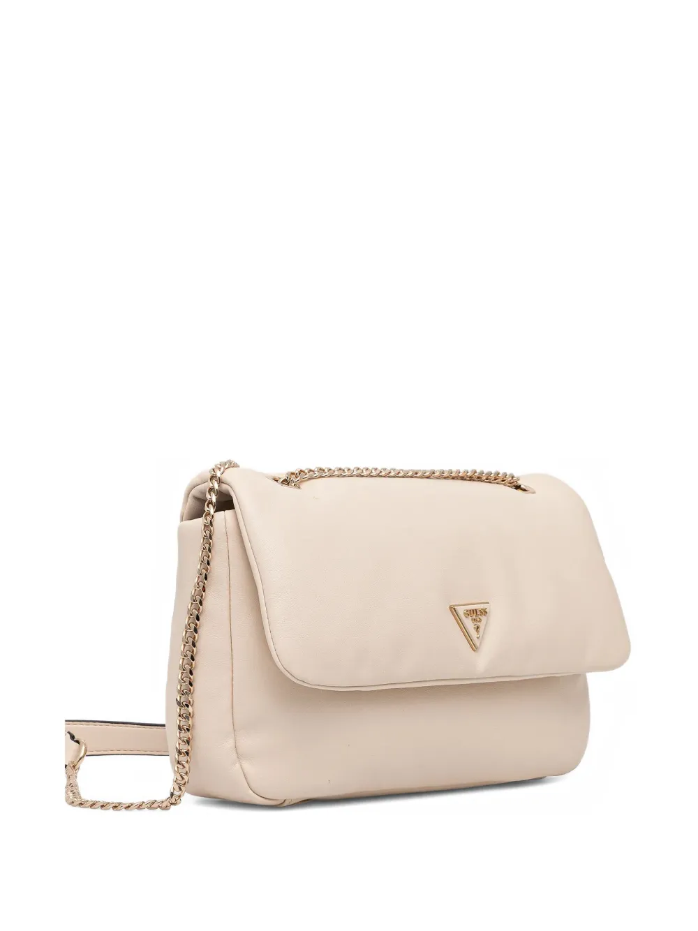 GUESS USA Sunetra mini-schoudertas met ketting - Beige