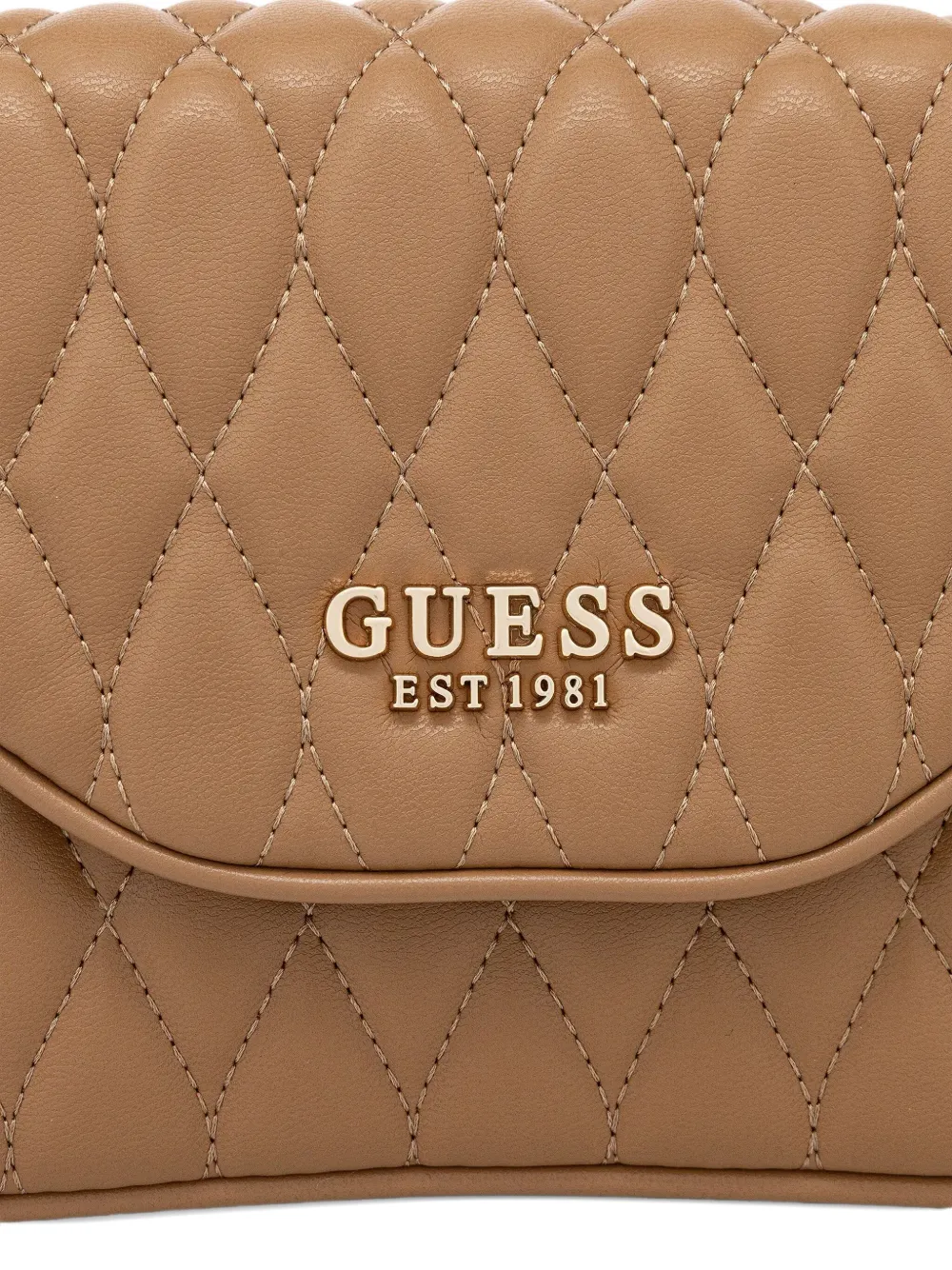 Guess Usa Valla Quilted Tote Bag In Neutral
