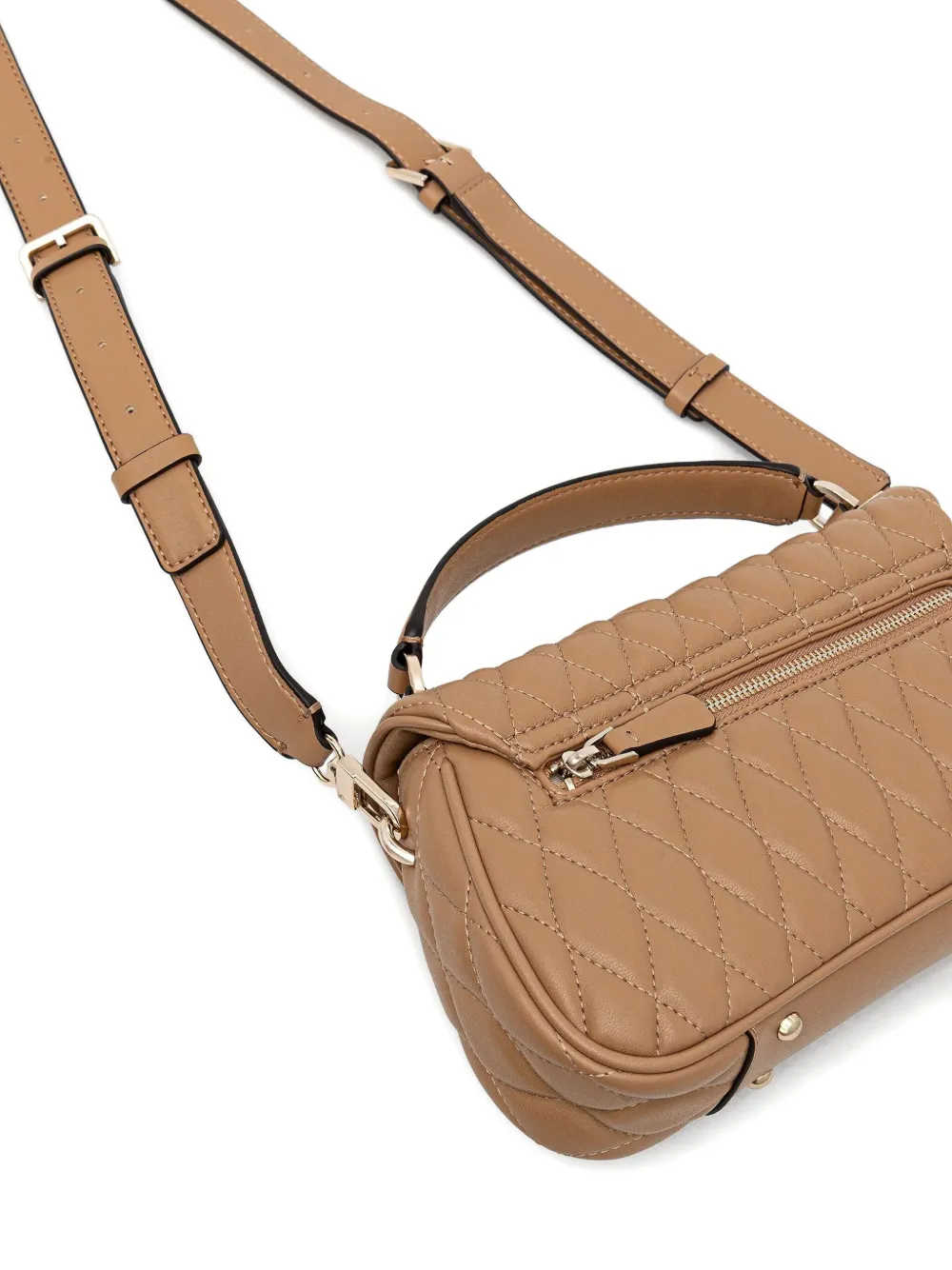 Guess Usa Valla Quilted Tote Bag In Neutral