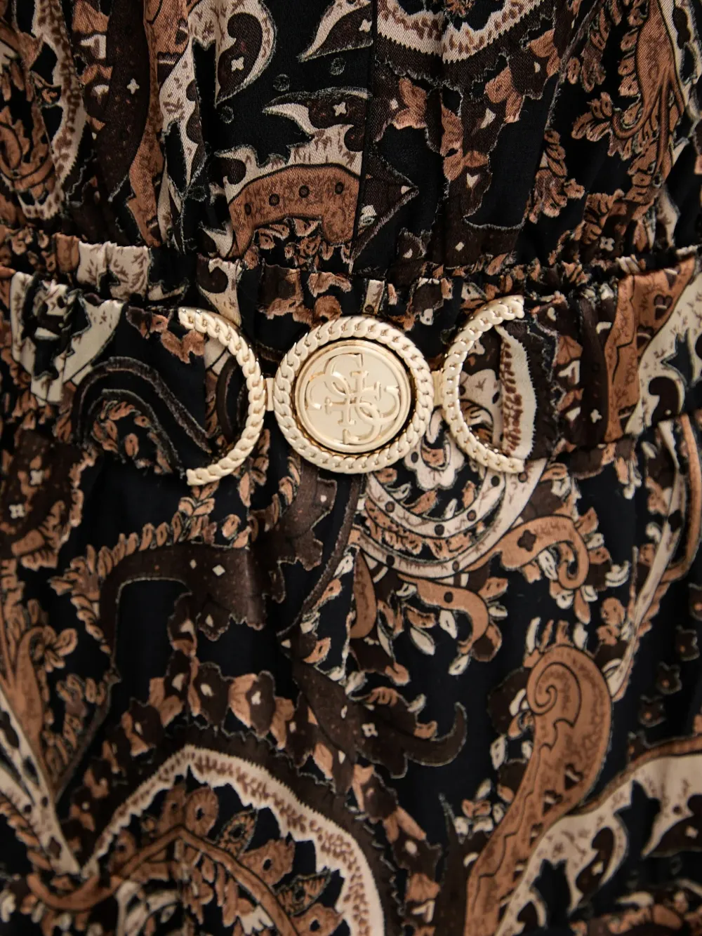 Guess Usa Paisley-print Mini Dress In Multi