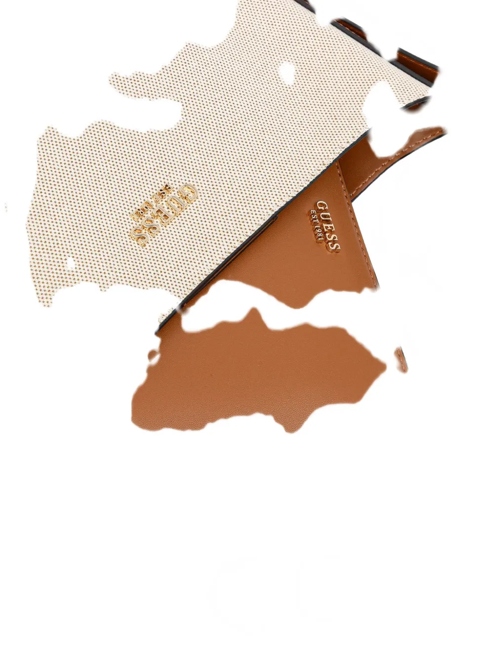 Guess Usa Nicolette Shoulder Bag In Neutral