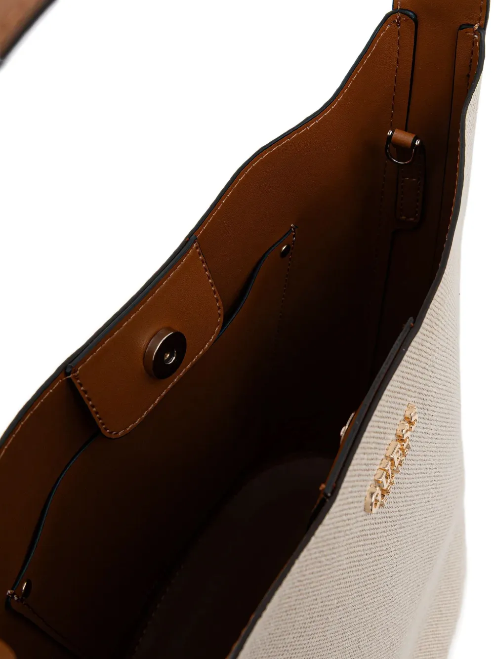 Guess Usa Nicolette Shoulder Bag In Neutral