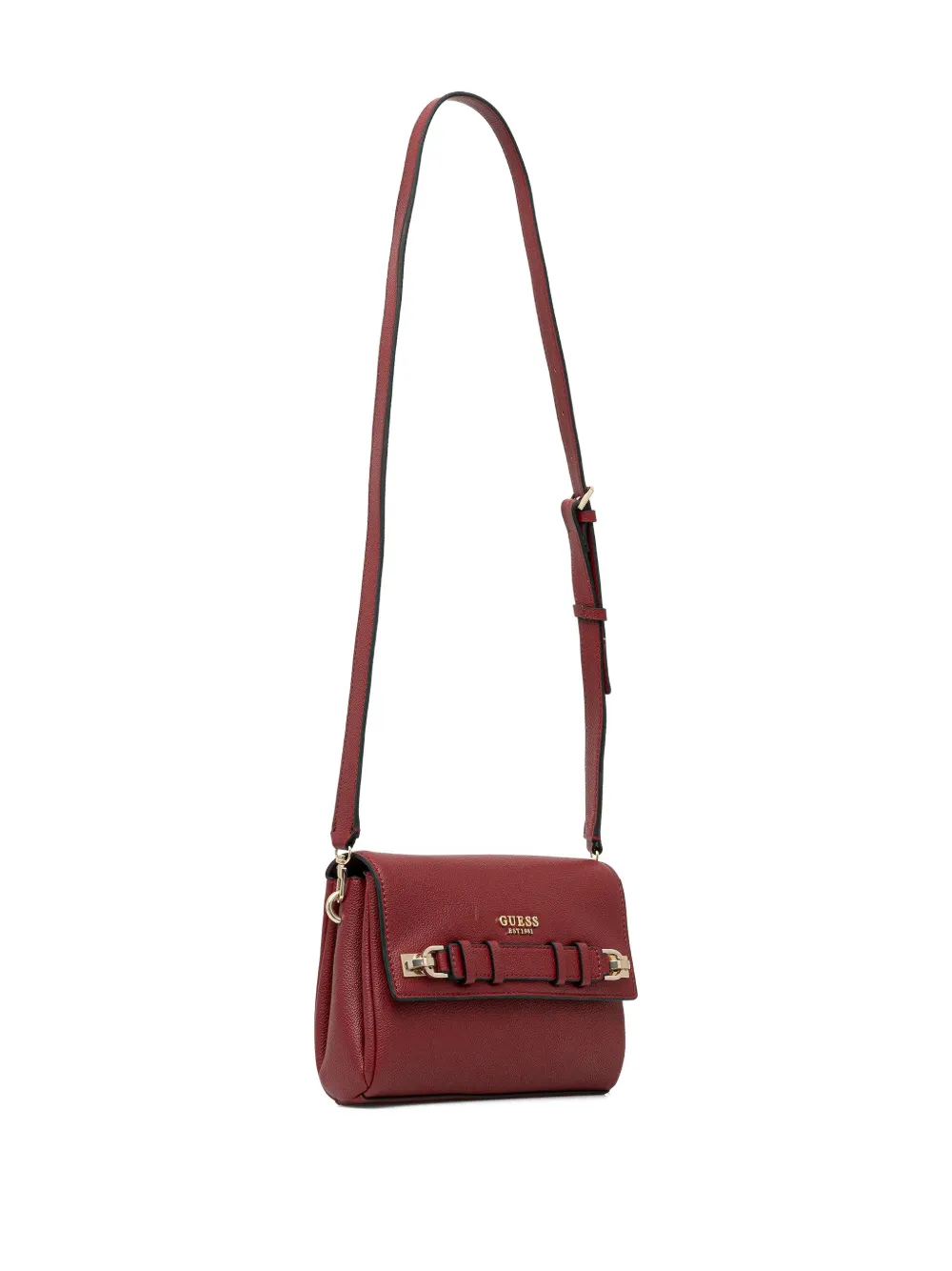 GUESS USA Gregoria buckle shoulder bag - Rood