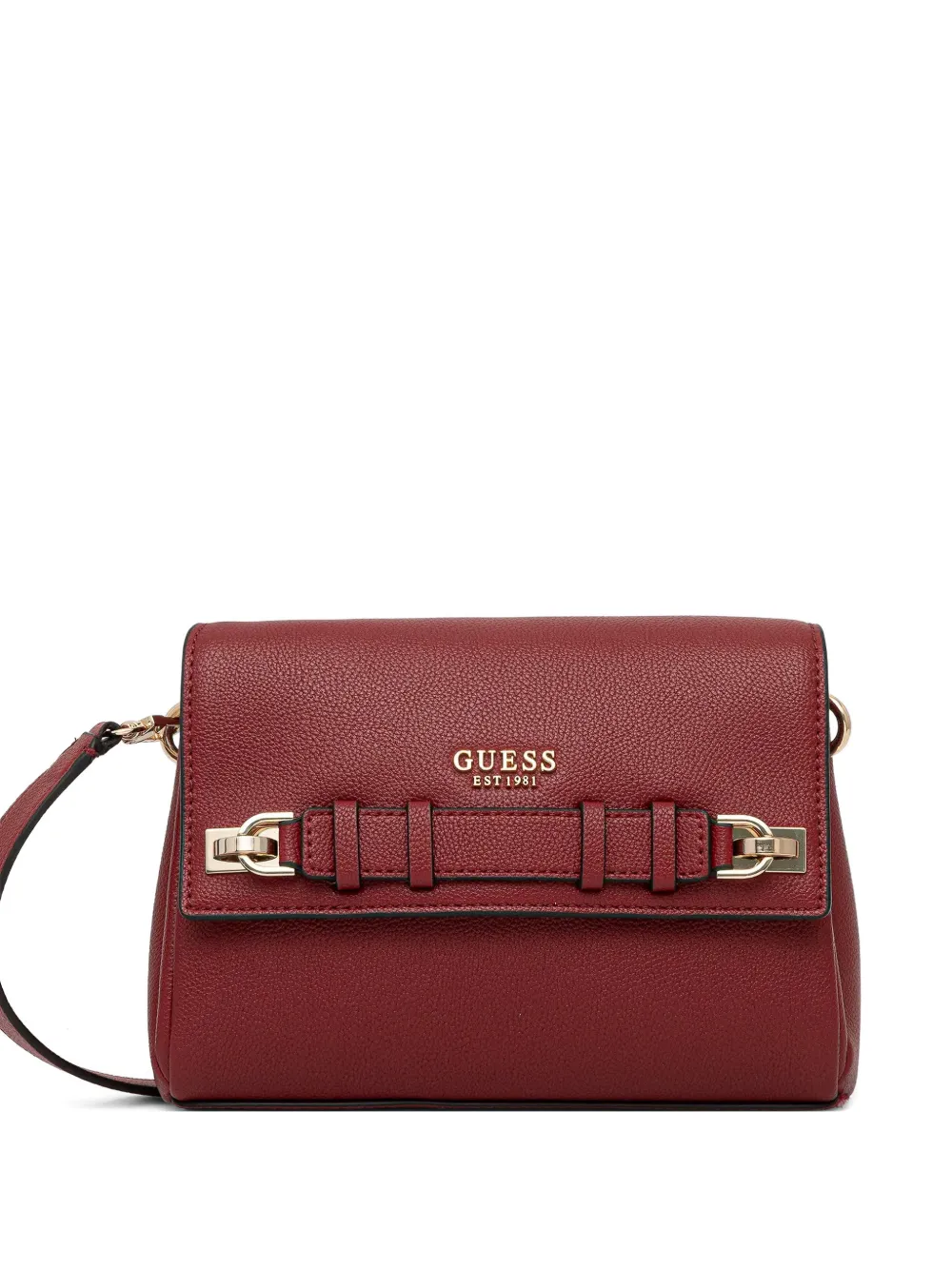 GUESS USA Gregoria buckle shoulder bag - Rosso