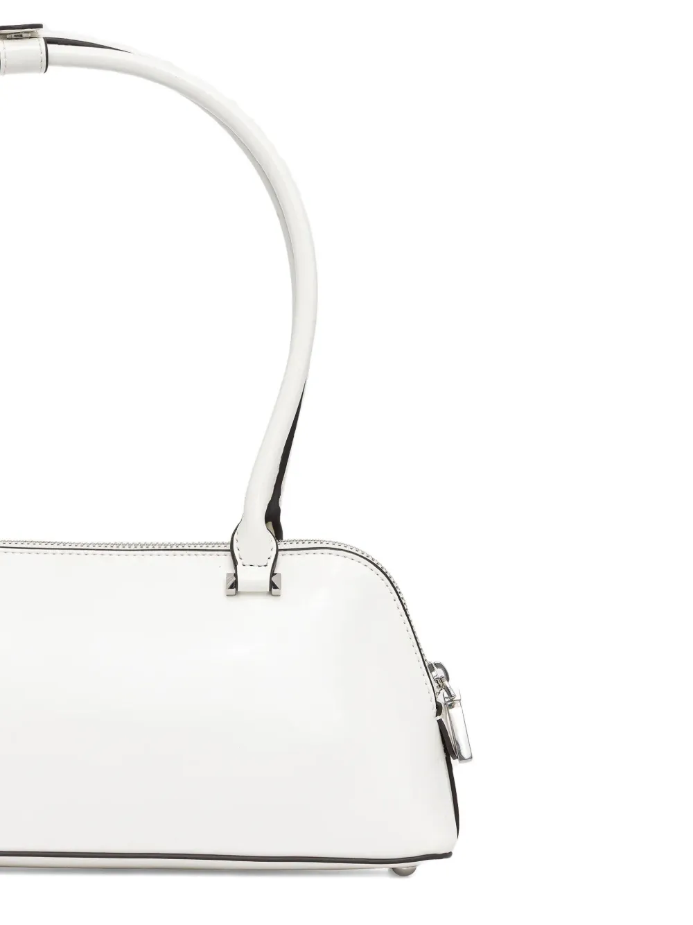 Guess Usa Logo-plaque Tote Bag In White