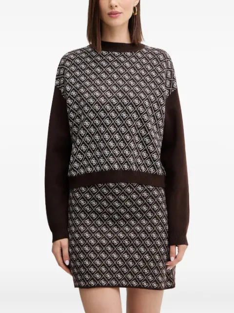 GUESS USA — patterned long-sleeve sweater