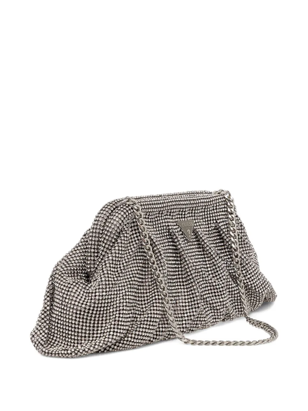 GUESS USA Verfraaide clutch verfraaid met ketting - Zilver