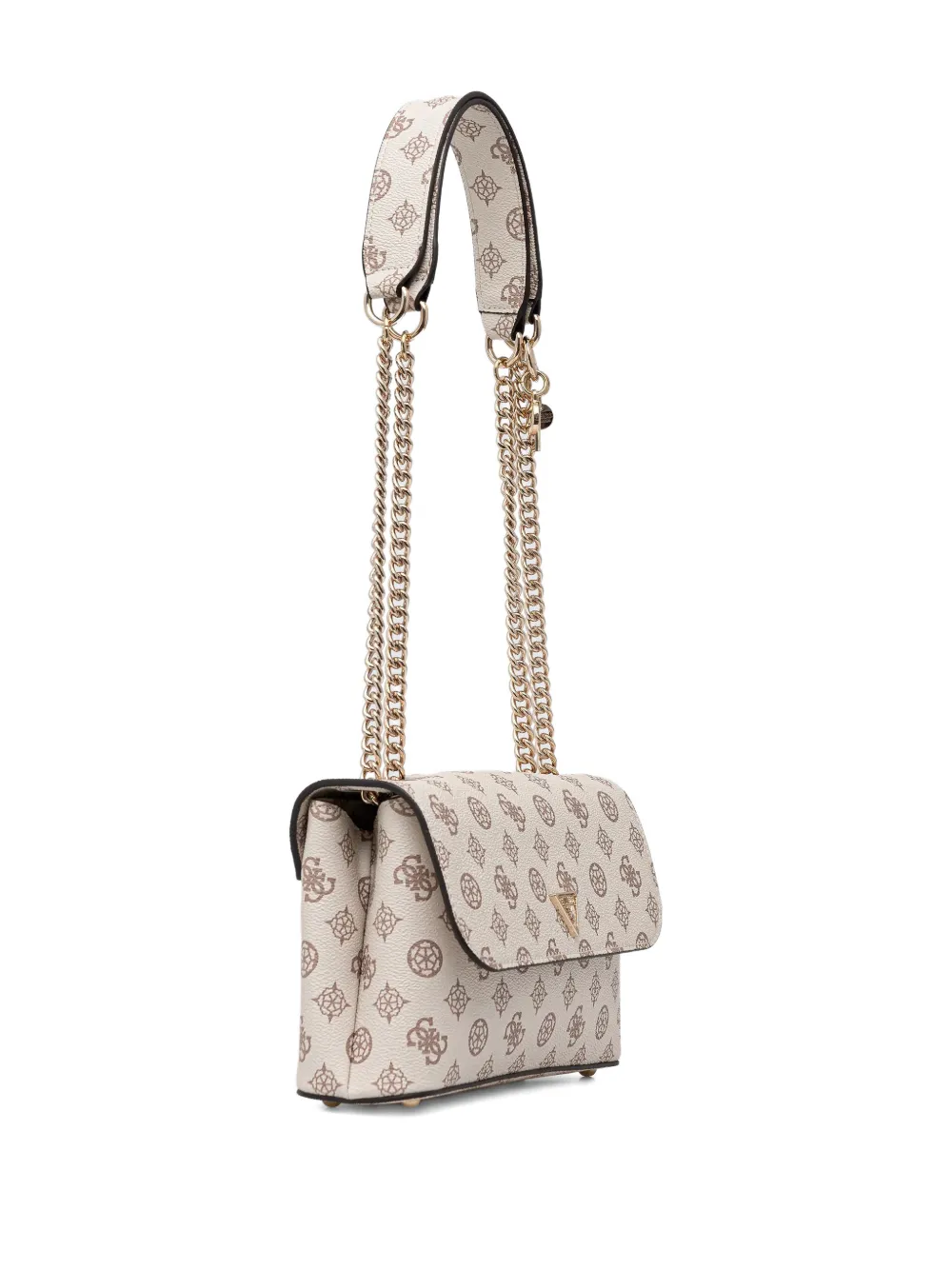 GUESS USA Daryna logo-plaque shoulder bag - Beige