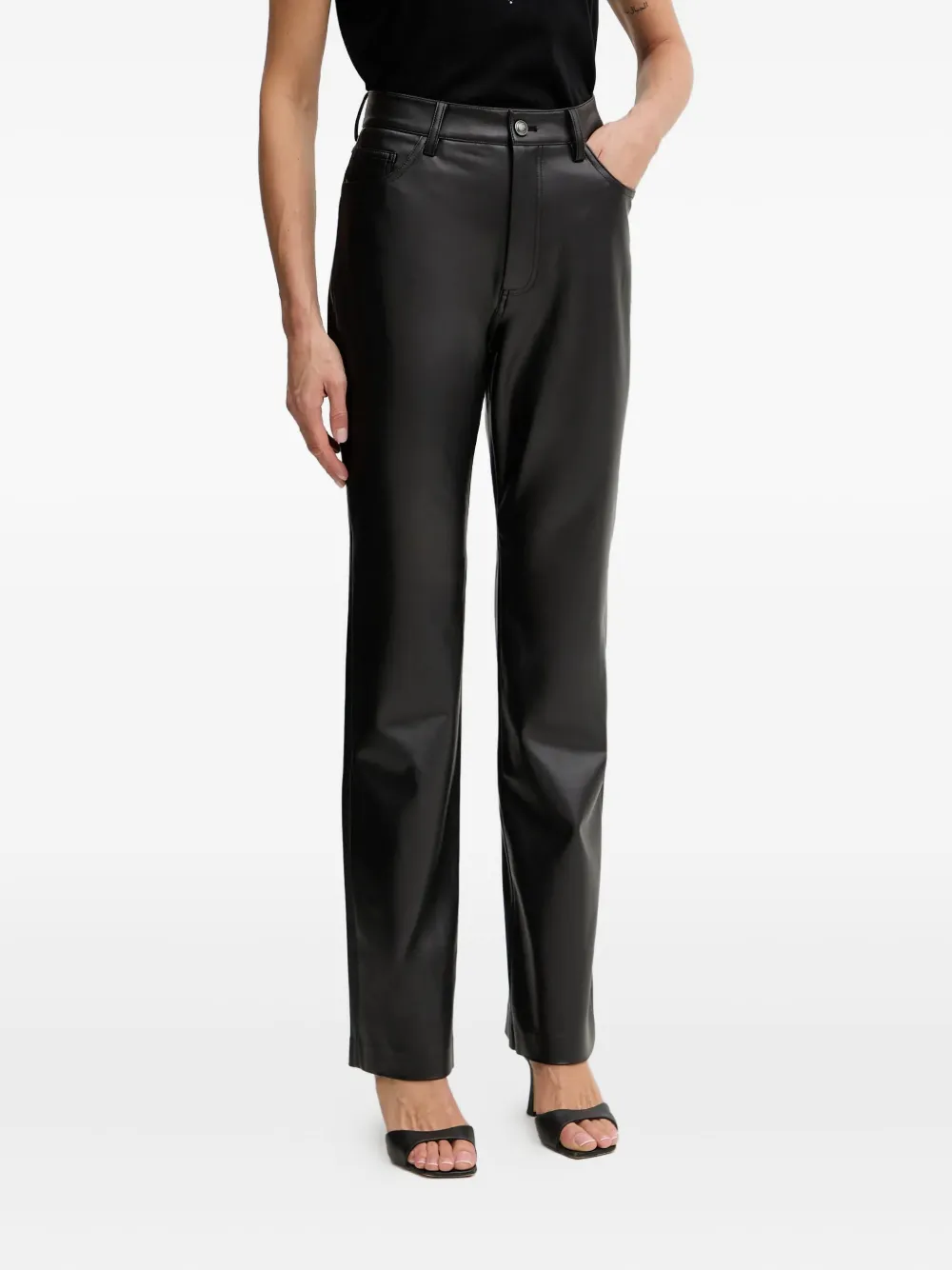 GUESS USA button-fastening trousers | Black | Image 1
