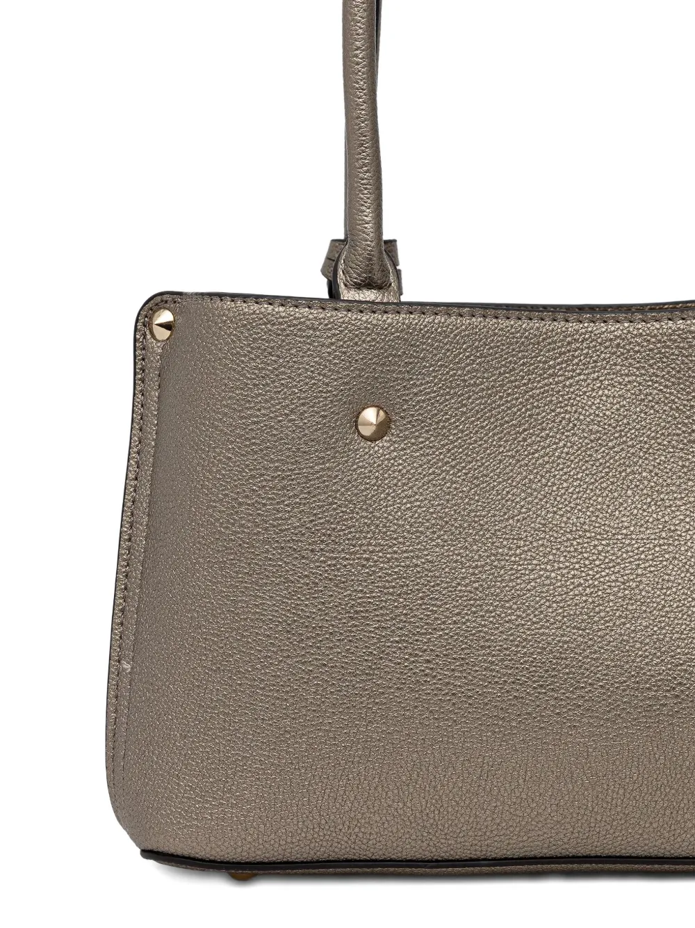 Guess Usa Meridian Triangle-logo Tote Bag In Gray