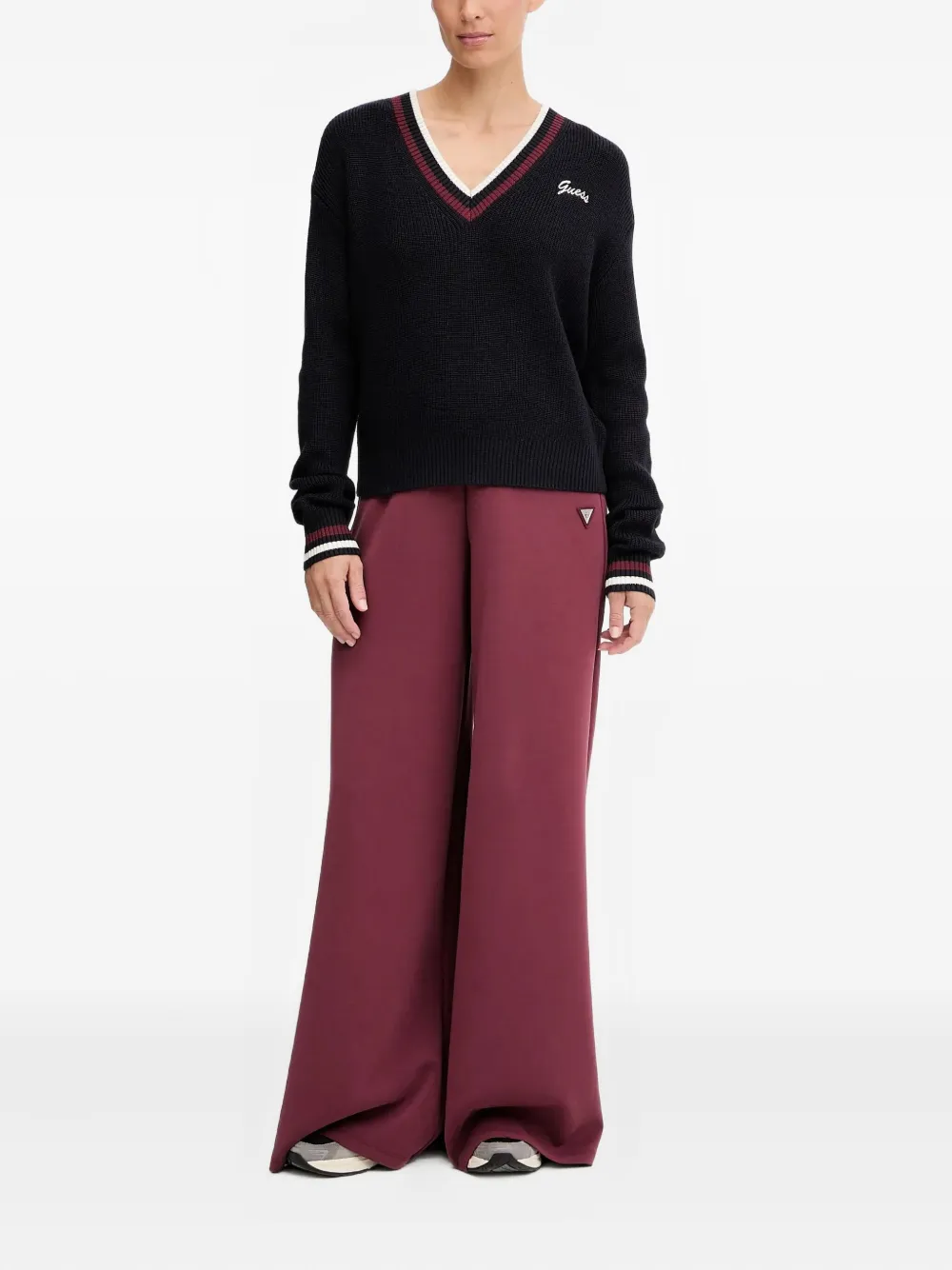 GUESS USA V-neck sweater | Knitted Sweaters | Image 2