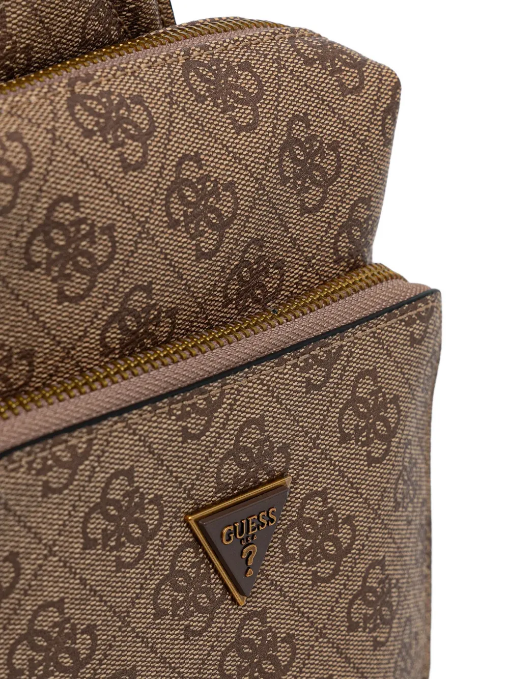 Milano Monogram Zip Messenger Bag