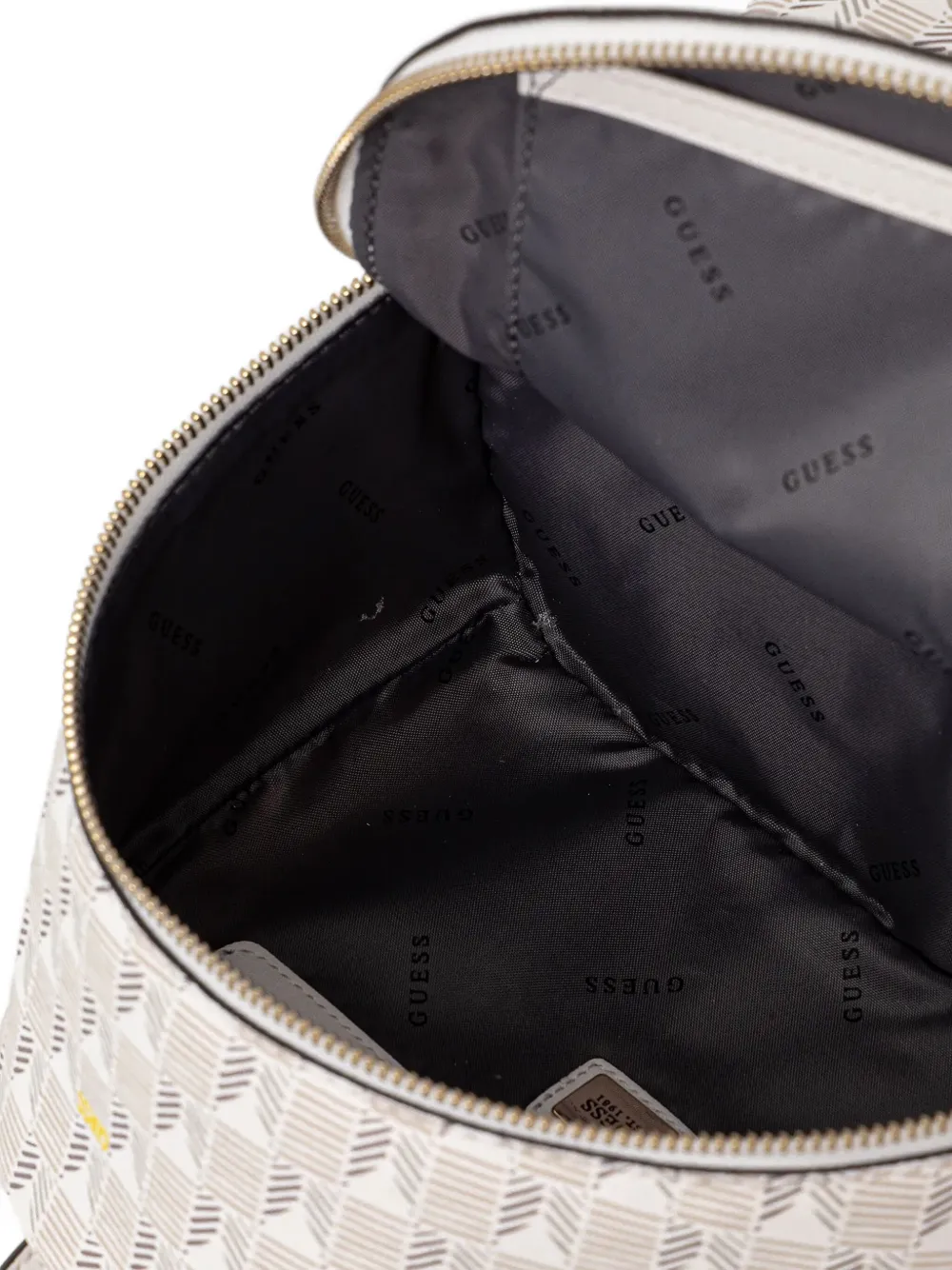 Guess Usa Follie Logo Zip Backpack In Neutral