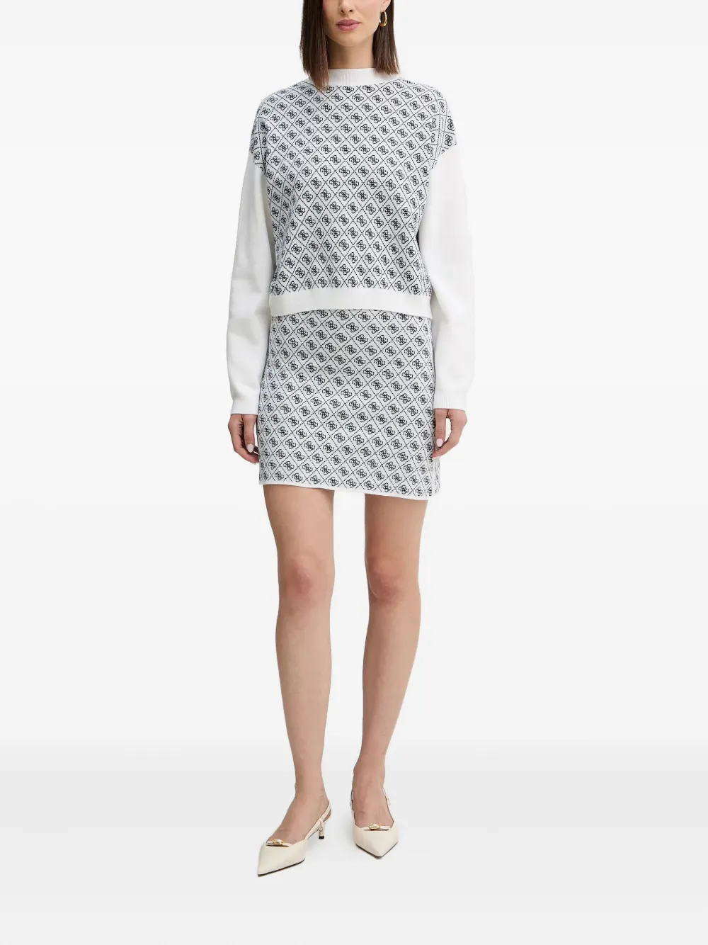 GUESS USA patterned long-sleeve sweater | Knitted Sweaters | Image 2