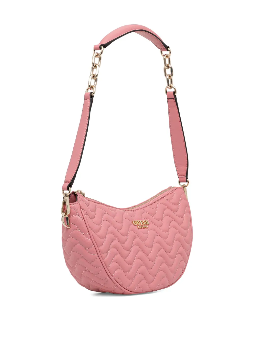 GUESS USA Melisandra gewatteerde schoudertas - Roze