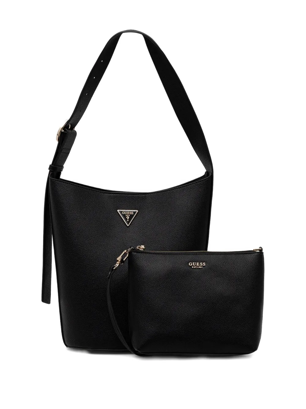 GUESS USA Meridian II shoulder bag - ブラック GUESS USA Meridian II shoulder bag - ブラック