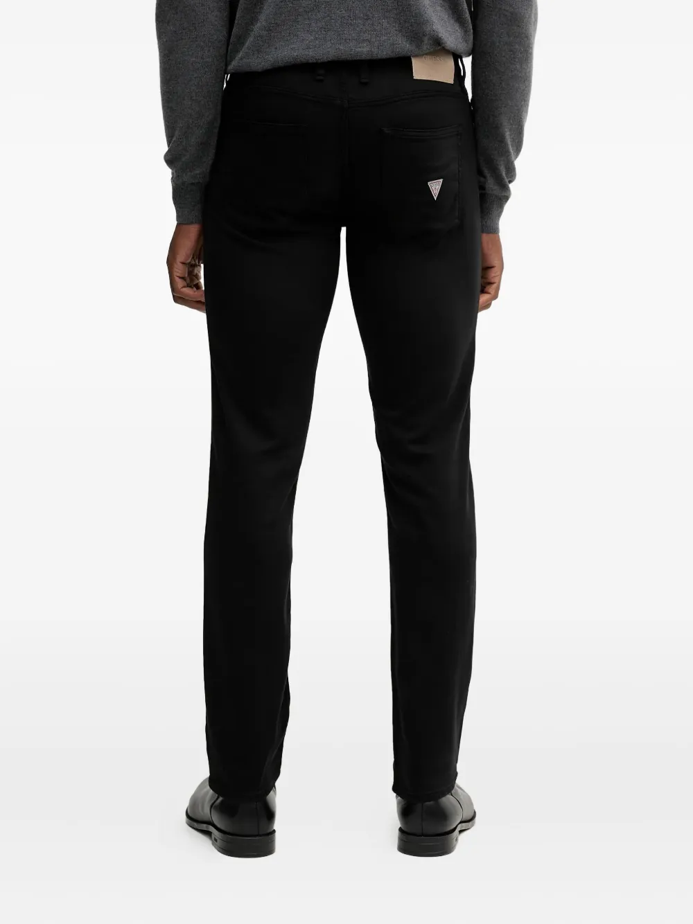 GUESS USA Jeans met logopatch Zwart