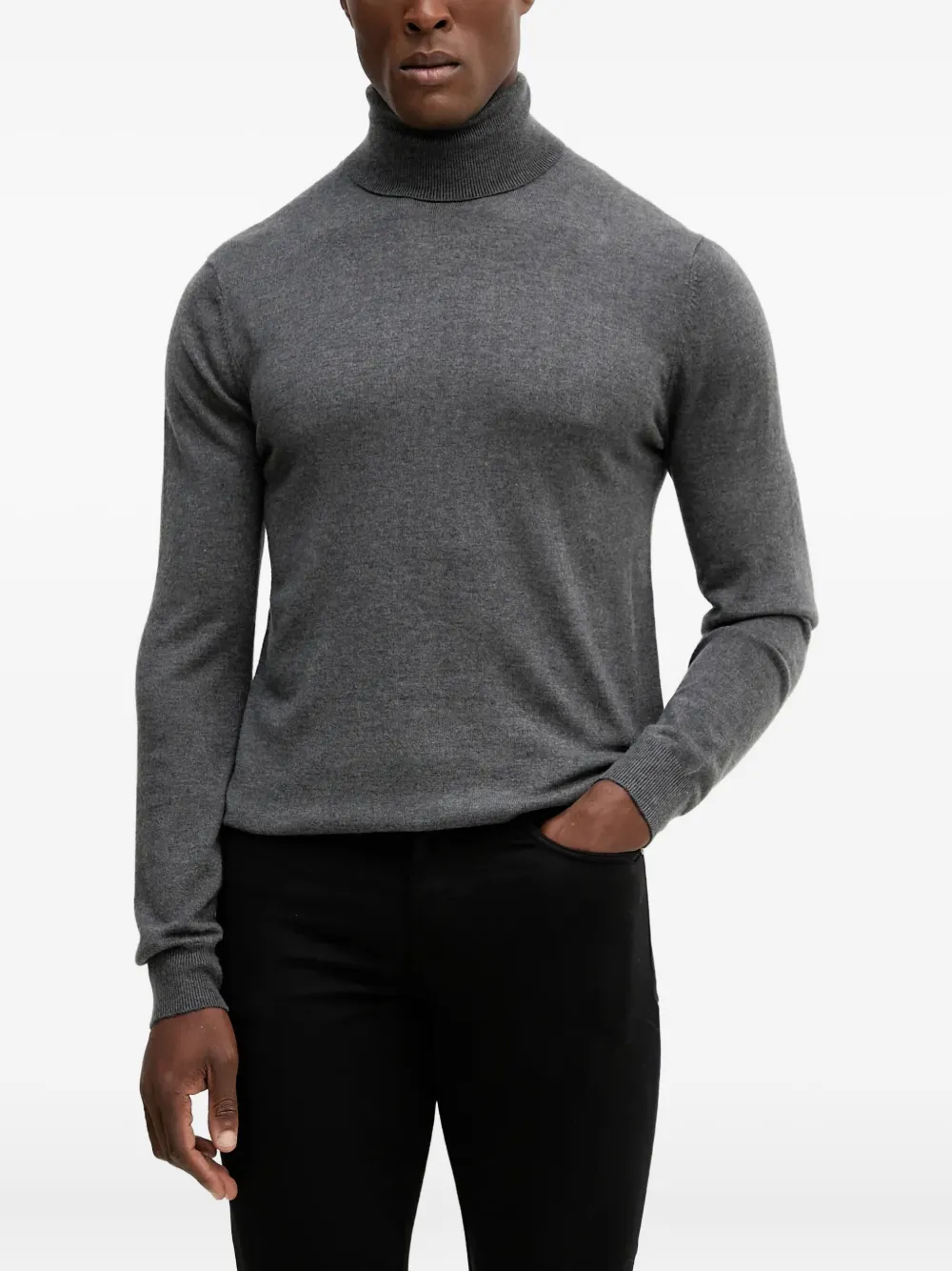 GUESS USA roll-neck sweater | Grey | Image 1