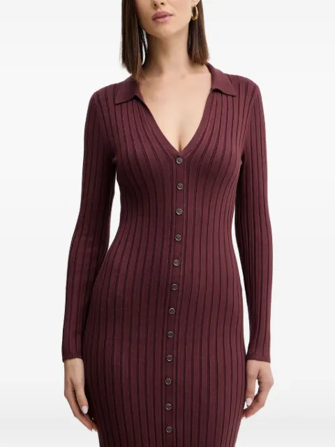 GUESS USA ribbed-knit midi dress