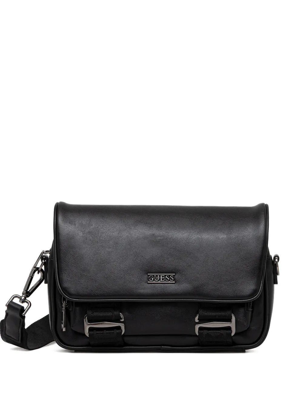 GUESS USA black briefcase-style shoulder bag - Nero