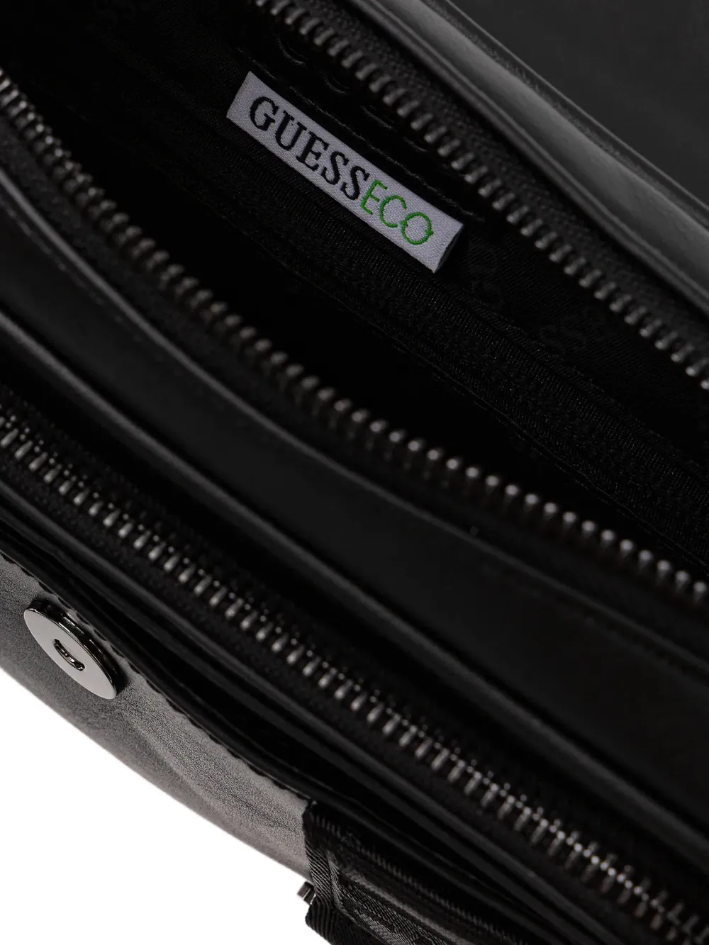  Guess Usa Black Briefcase-style Shoulder Bag 