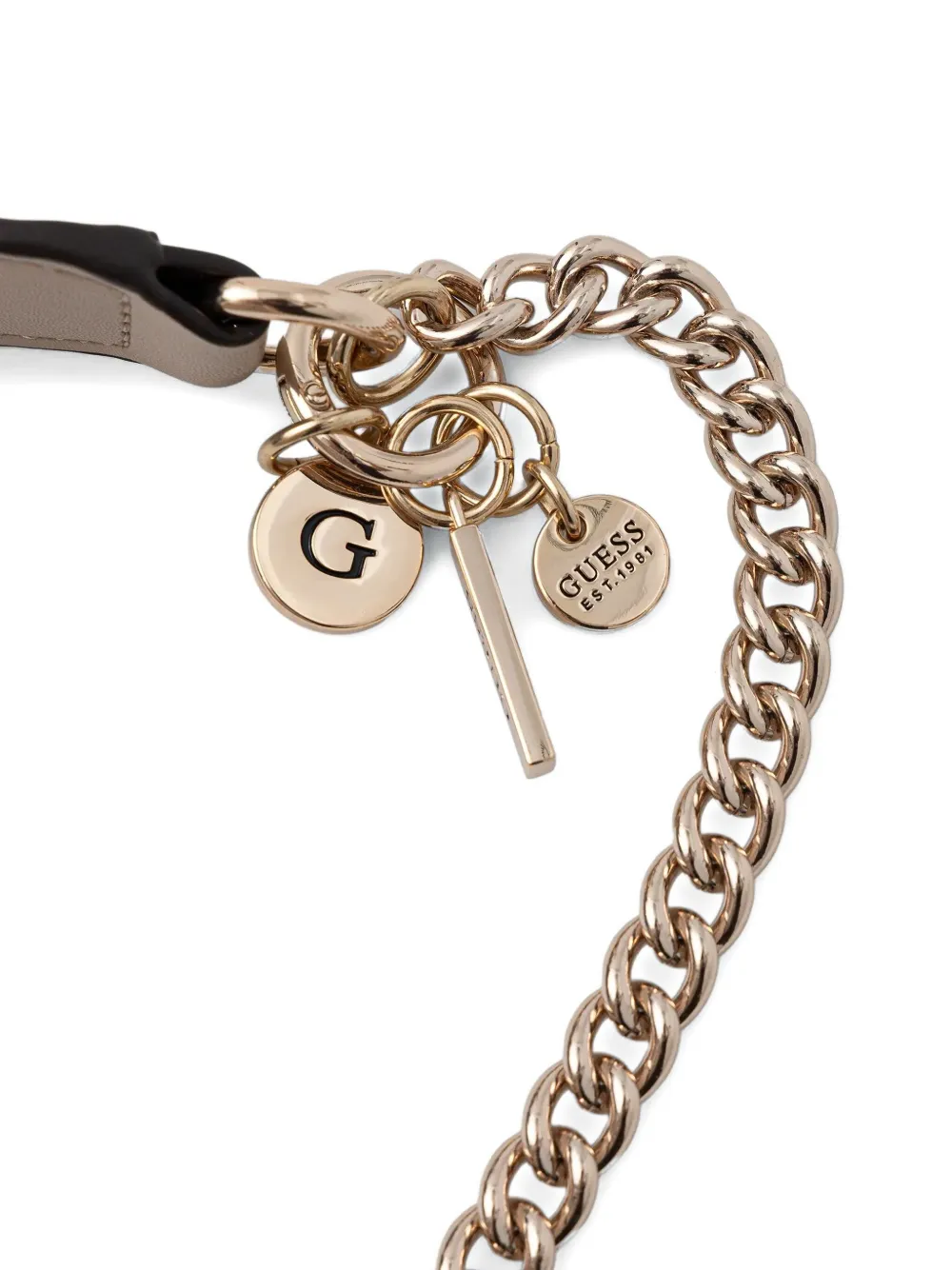 Guess Usa Logo-plaque Cross Body Bag In Neutral