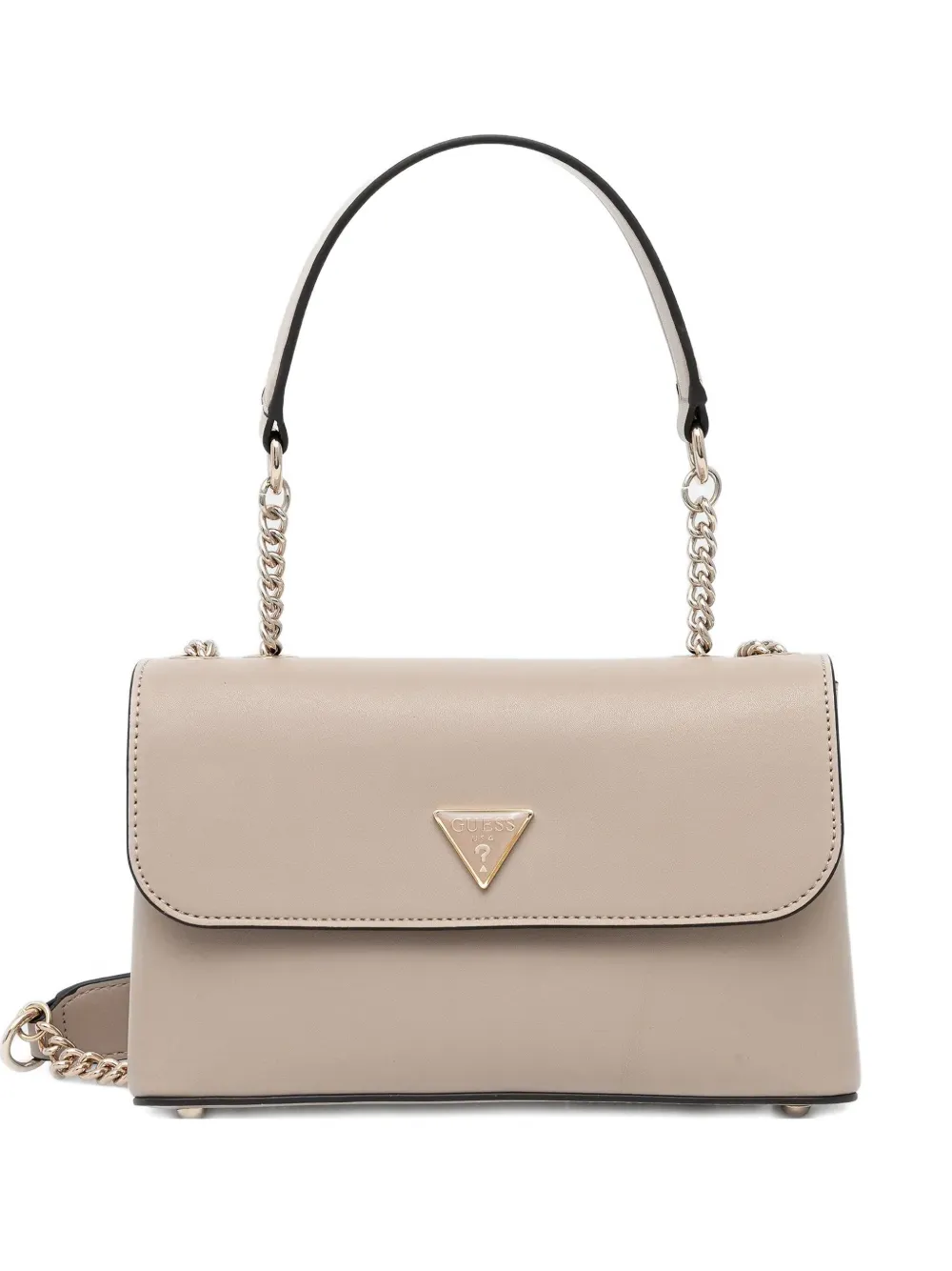 Guess Usa Logo-plaque Cross Body Bag In Neutral