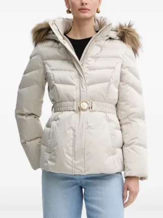 Guess USA ジャケット GUESS USA Jaqueta Com Acabamento De Pelos | Neutro | FARFETCH BR
