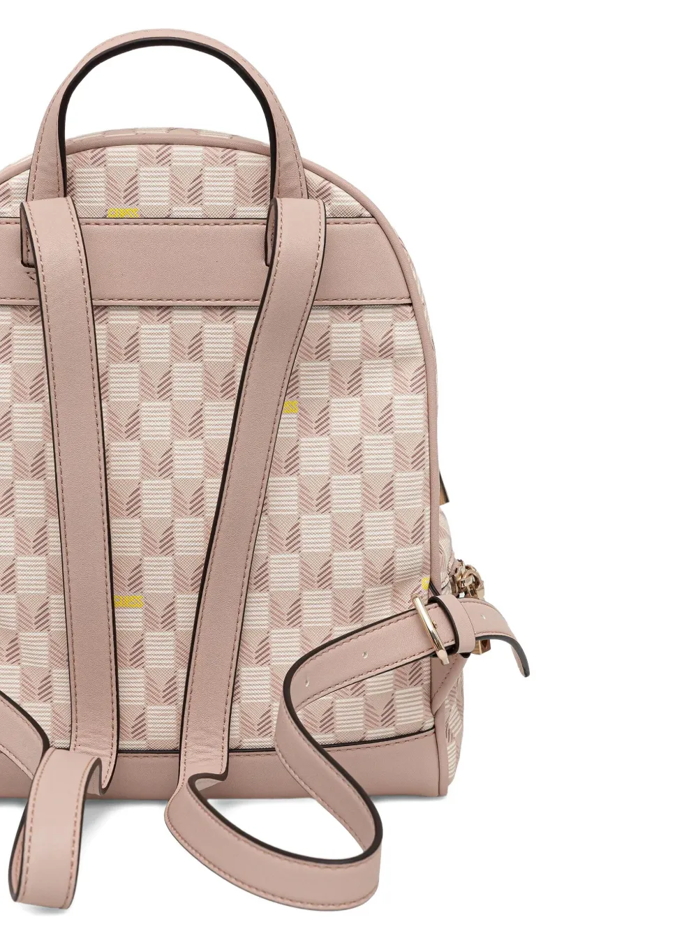 Guess Usa Geometric-pattern Backpack In Neutral