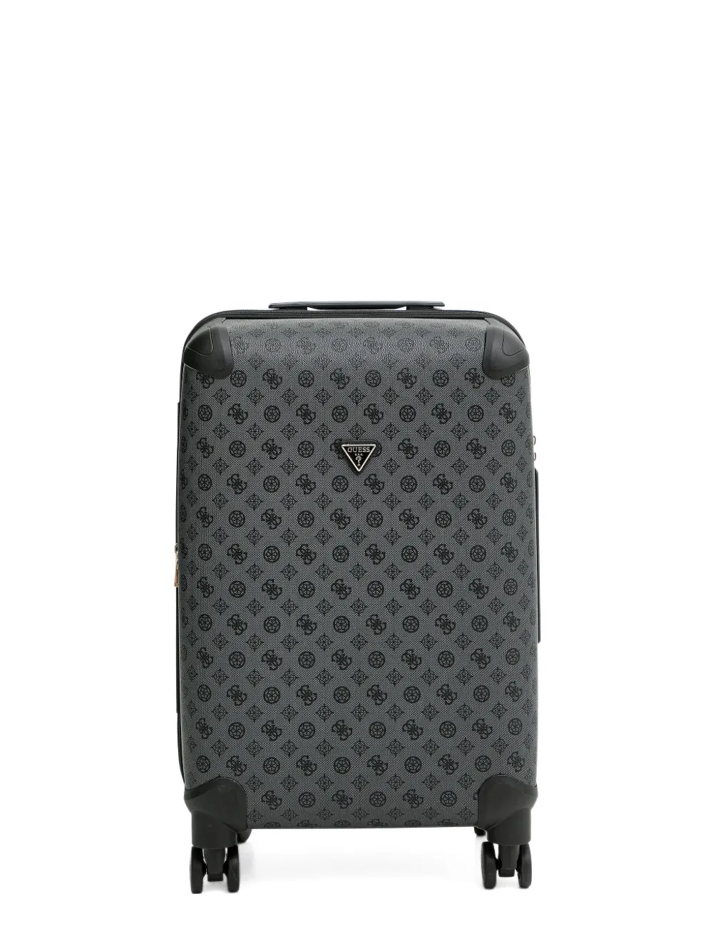 GUESS USA logo-plaque monogram luggage - Grigio