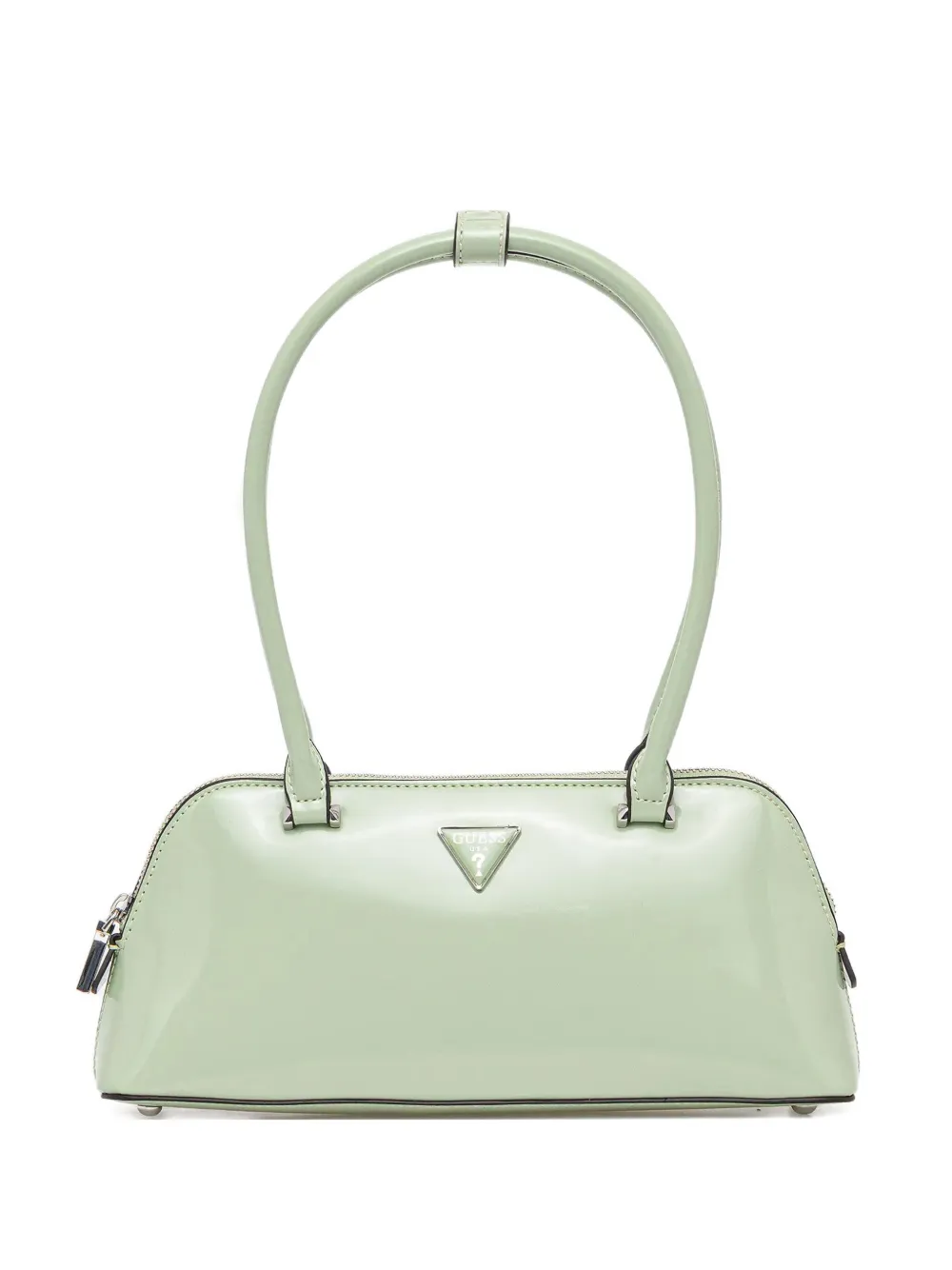 GUESS USA Arnela logo-plaque tote bag - グリーン GUESS USA Arnela logo-plaque tote bag - グリーン