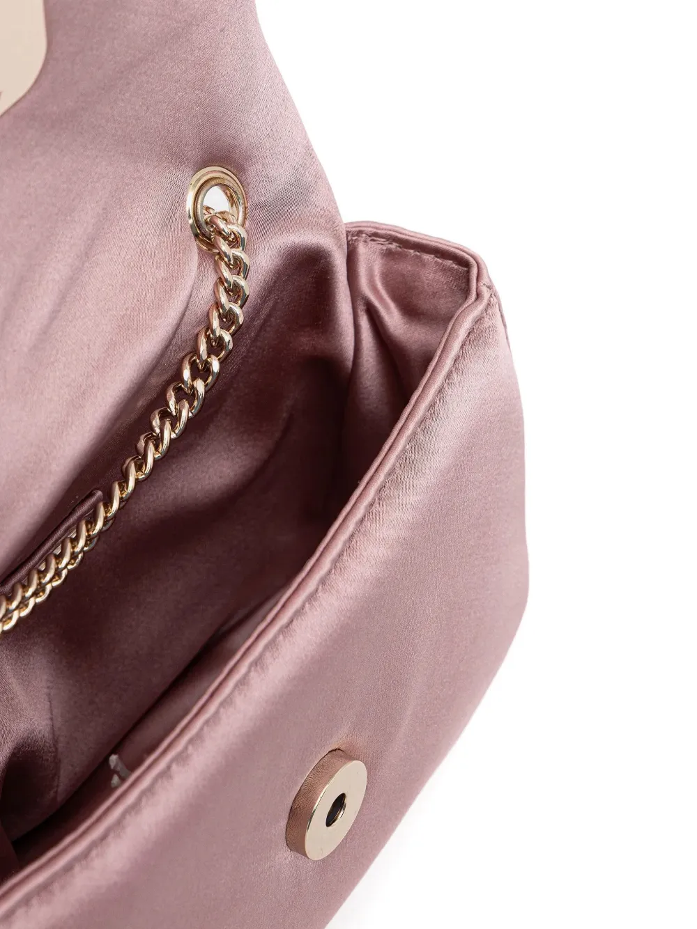 Guess Usa Mini Embellished Chain Cross Body Bag In Pink