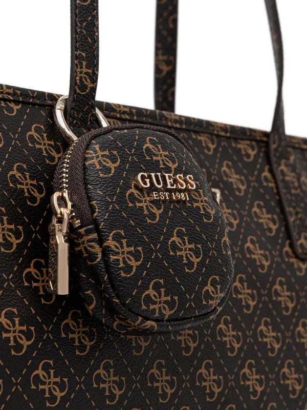 GUESS USA Large monogram-pattern Tote Bag | Brown | FARFETCH CA