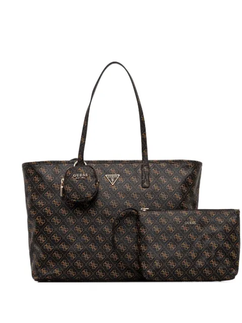 GUESS USA large monogram-pattern tote bag
