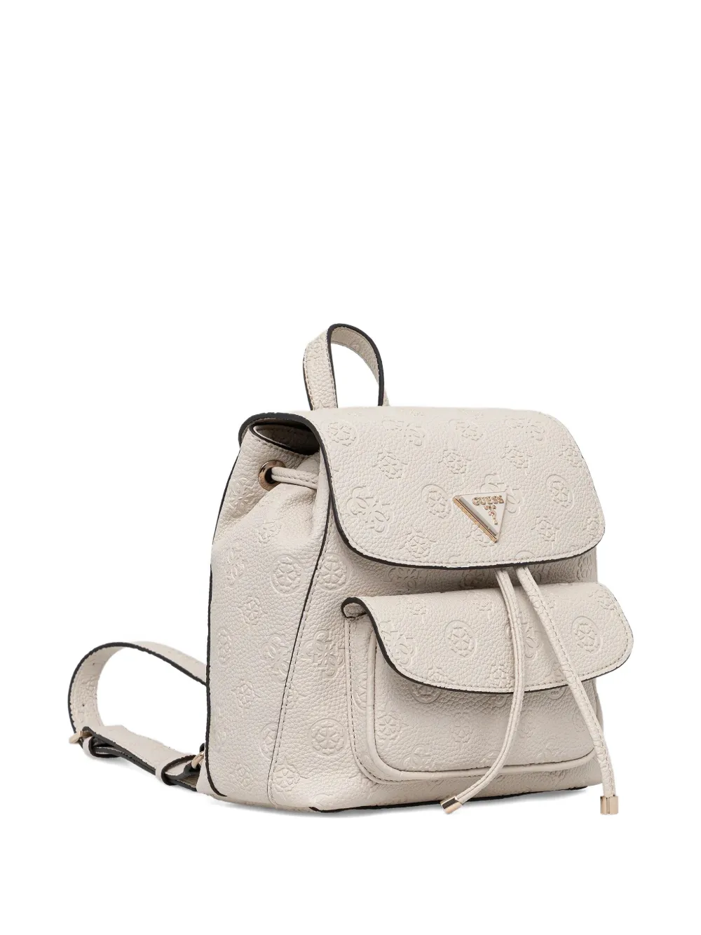 GUESS USA Cresidia 4G mini-rugzak met kettingdetail - Beige