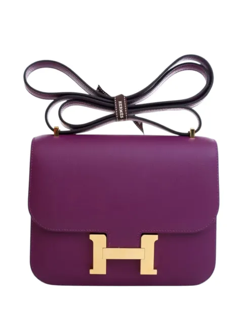 Hermès Pre-Owned bolsa de mano Evercolor Constance 18 mini 2019