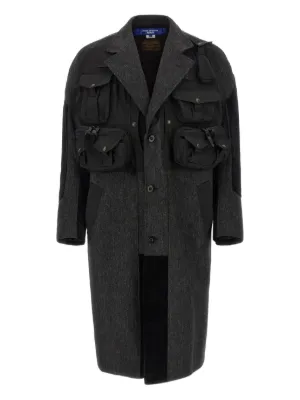 JUNYA WATANABE トレンチコートスタイルロングスカート XS 黒 Junya