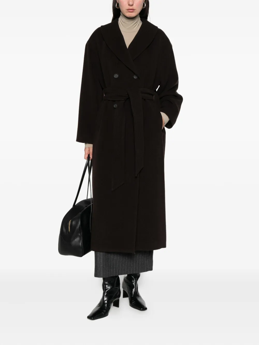 House Of Dagmar abrigo con doble botonadura y cinturón | Abrigos con doble botonadura | Image 2