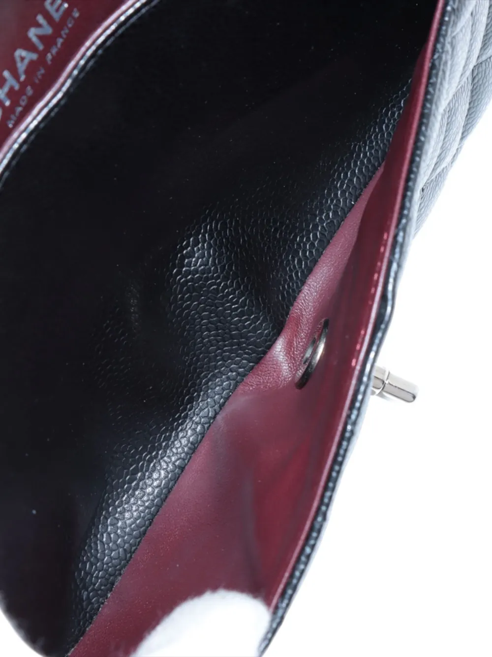 CHANEL Pre-owned 2012 Medium Classic Caviar Double Flap Shoulder Bag In Black