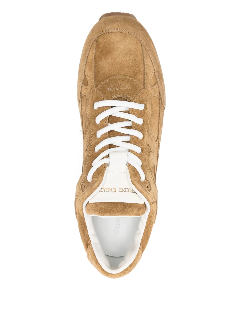 Officine Creative Sneakers met vlakken Bruin