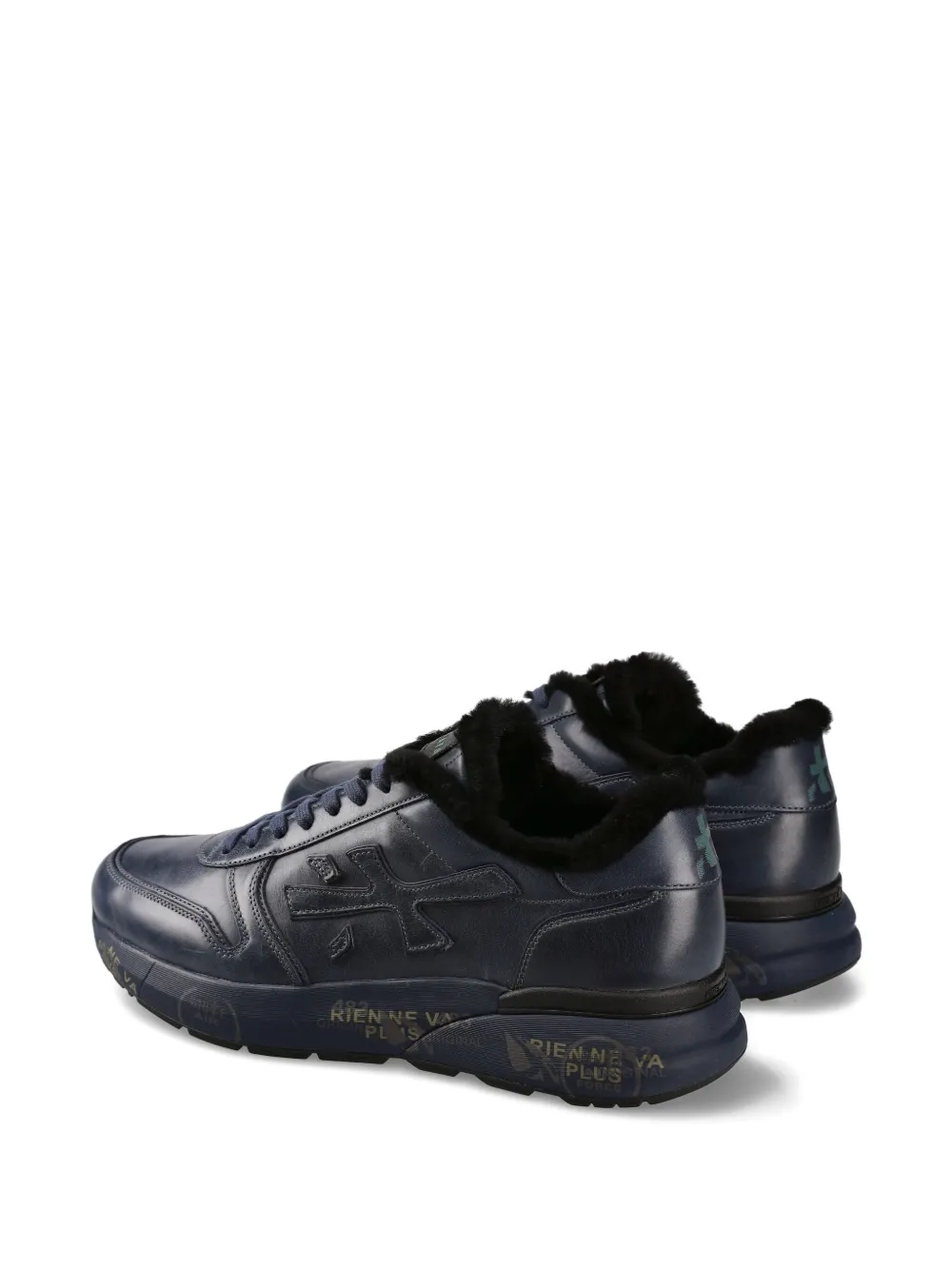 Premiata Mick sneakers met bont afwerking Blauw