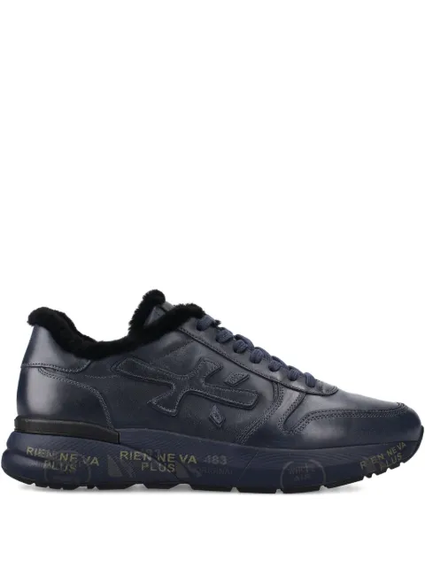 Premiata Mick fur-trim sneakers