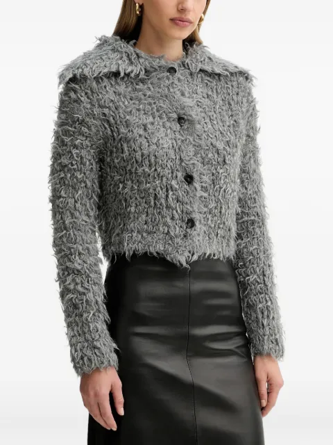 Liviana Conti Zenon button-up wide-collar cardigan